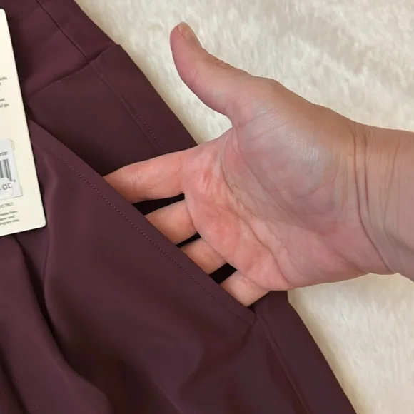 Calia Burgundy Journey Wide-Leg Pants - Picture 4 of 7